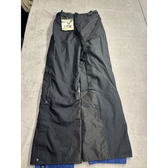 Patagonia Pants Womens 10 Black Snow Ski Waterproof Shell Suspenders Outdoor - Picture 2 of 12